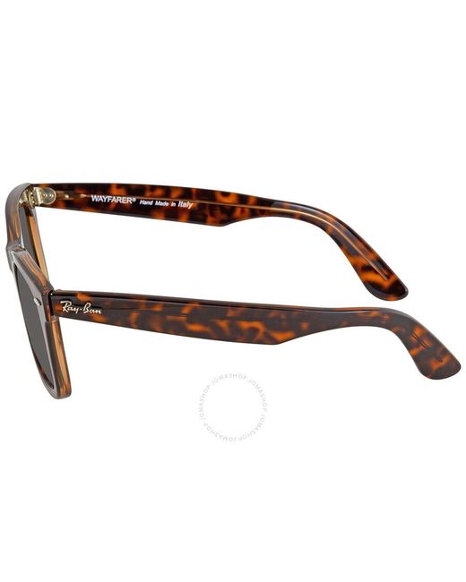 Ray-Ban Gray Original Wayfarer Dark Classic Sunglasses Rb2140 1292b1 50