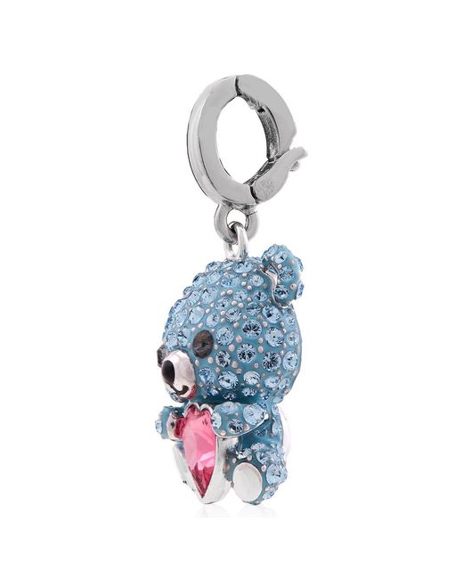 Swarovski Blue Idyllia Crystal Bear Charm