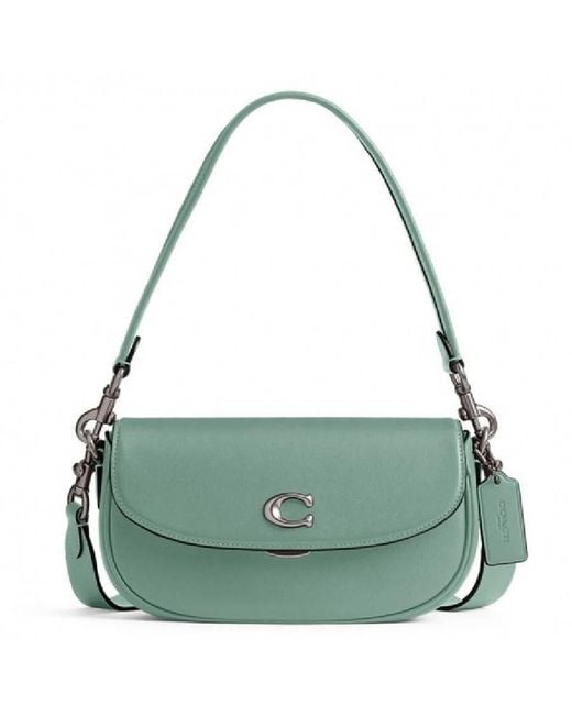 COACH Green Emmy Saddle 23 Mini Handbag