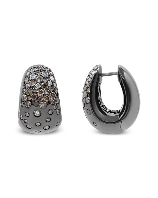 Haus of Brilliance Metallic Black Rhodium Over 18k White Gold 2 1/4 Cttw Prong for men