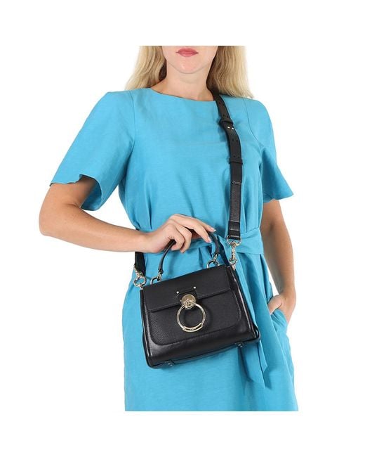 Chloé Black Mini Tess Day Bag
