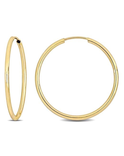Amour Metallic 25Mm Hoop Earrings for men