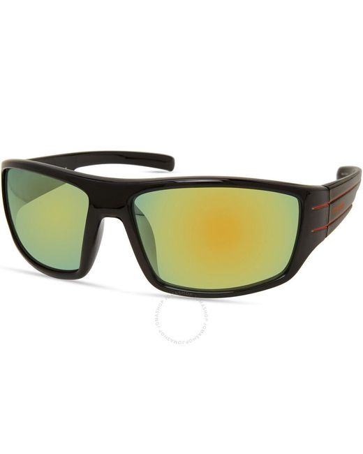 Harley Davidson Multicolor Bordeaux Mirror Wrap Sunglasses Hd0151v 01u 63 for men