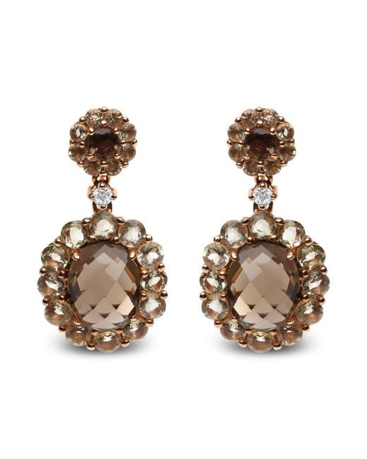 Haus of Brilliance Brown 18k Re Gold Diamond Accent