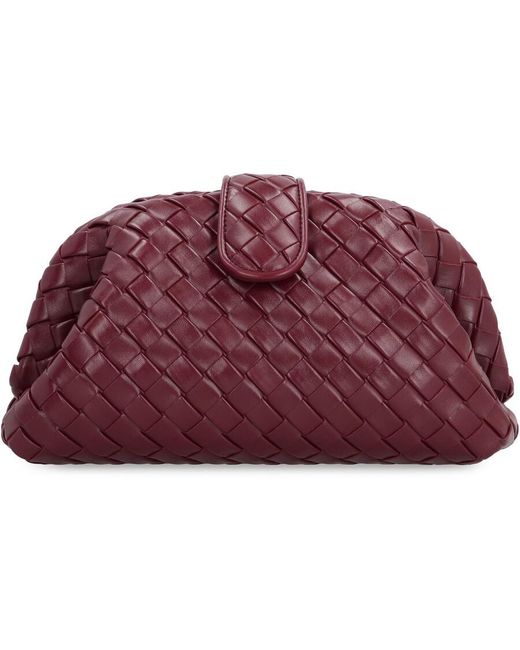 Bottega Veneta Purple Teen Lauren 1980 Clutch