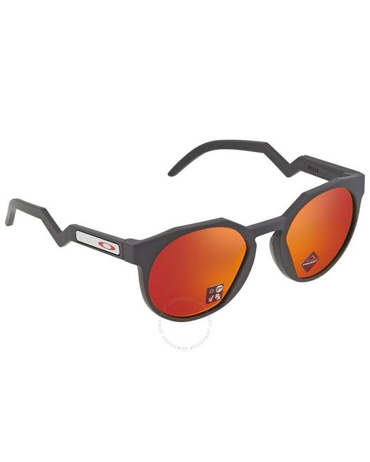 Oakley Red Hstn Prizm Round Sunglasses Oo9464 946403 52 for men