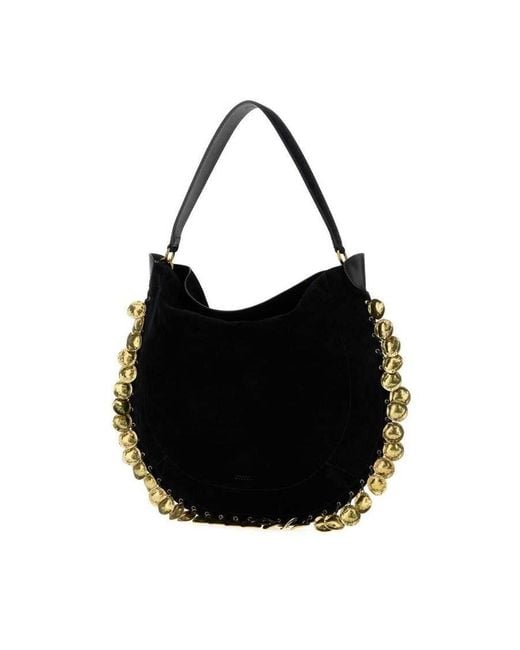 Isabel Marant Black Suede Oskan Shopping Bag Borse A Mano
