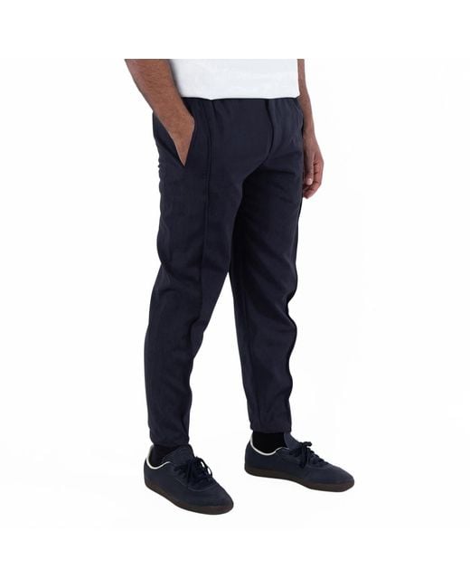 Emporio Armani Blue Natural Stretch Canvas Trousers, Brand Size 46 Us for men