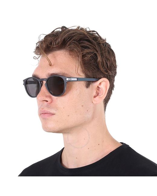 Oakley Gray Latch Prizm Oval Sunglasses Oo9265 926562 53 for men