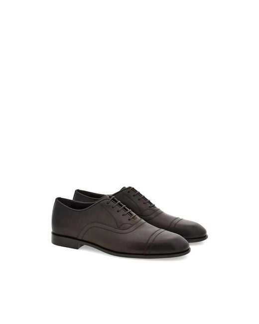 Ferragamo Brown Wingtip Oxfords for men