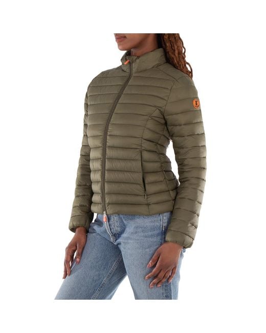 Save The Duck Brown Ladies Carly Puffer Jacket, Brand Size 0