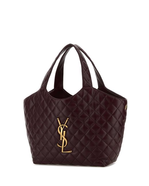 Saint Laurent Purple Ysl Bo Icare E/W