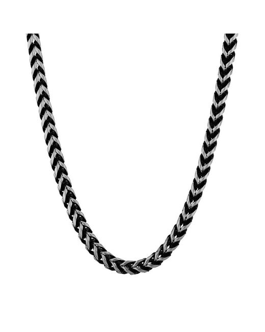 Robert Alton Metallic Franco Link Stainless Steel Chain for men
