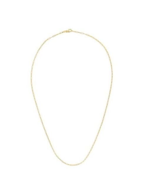 Tresorra Metallic 14K Paperclip Chain Necklace