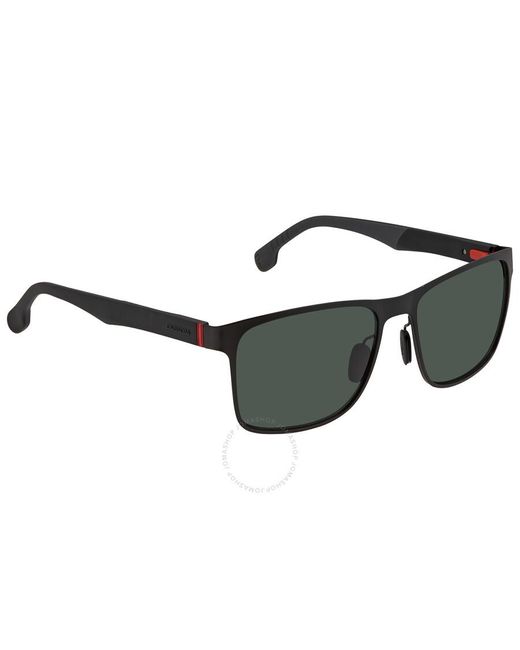 Carrera Gray Rectangular Sunglasses 8026/s 0003/qt 57 for men