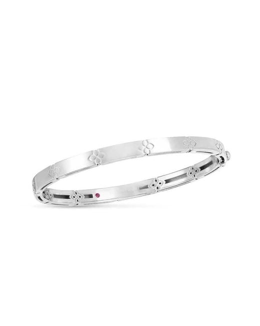 Roberto Coin Metallic 18k White Gold Love for men
