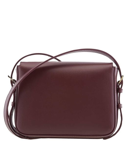 Burberry Leather Small Grace Crossbody Bag in Brown Lyst
