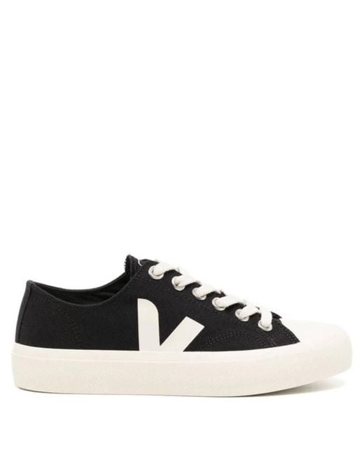 Veja Black Pierre Wata Ii Low-Top Sneakers, Brand Size 42 Us