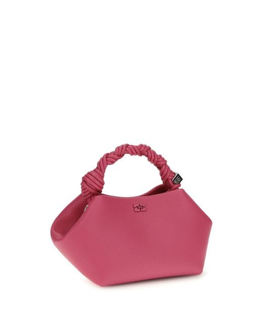 Ganni Pink Small Bou Handbag