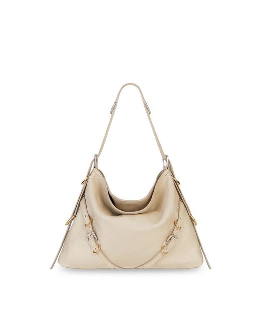 Givenchy Natural Leather Medium Voyou Shoulder Bag