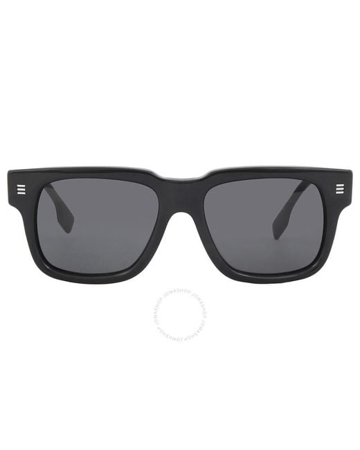 Burberry Hayden Dark Gray Square Sunglasses Be4394 300187 54 for men