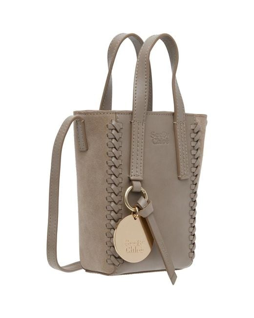 See By Chloé Metallic Mini Tilda Tote Bag