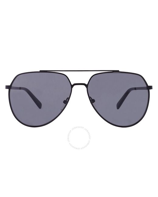 Calvin Klein Gray Grey Pilot Sunglasses Ck20124s 001 59 for men