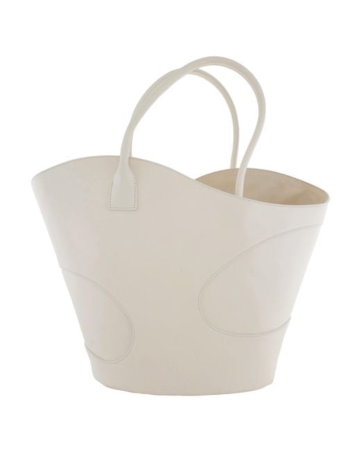 Ferragamo Natural Cut-Out Detailing Tote Bag for men