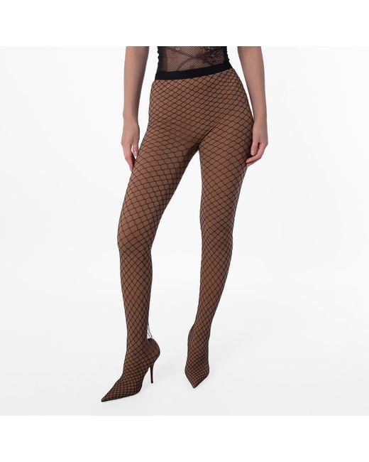 Balenciaga Brown Knife Pleat Legging, Brand Size 37 Us