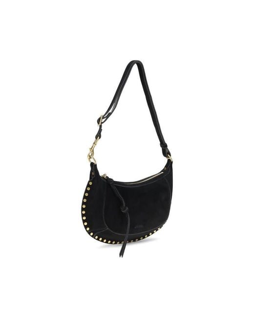 Isabel Marant Black Oskan Moon Shoulder Bag