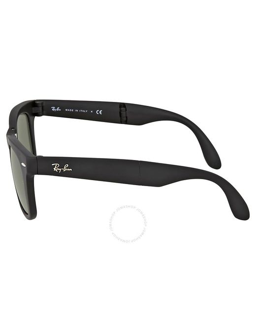 Ray-Ban Brown Wayfarer Folding Classic Classic G-15 Sunglasses Rb4105 601s