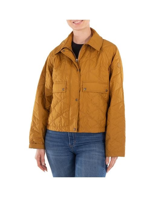 Save The Duck Orange Maggie Quilted Jacket, Brand Size 4 for men
