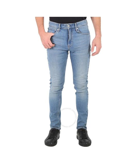 Calvin Klein Blue Modern Classics Houston Light Skinny Jeans for men