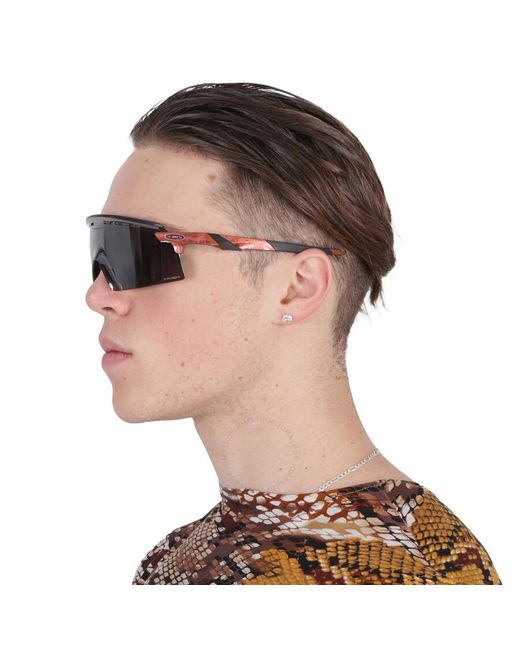 Oakley Gray Encoder Strike Vented Prizm Black Sport Sunglasses Oo9235 923512 39 for men