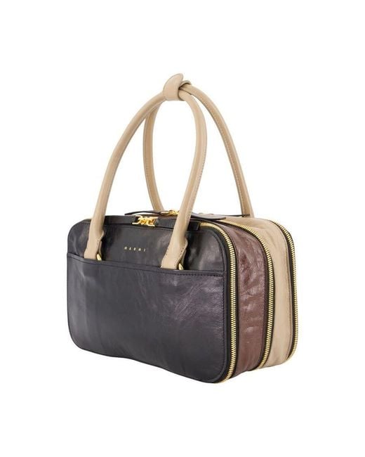 Marni Black Bauletto Shoulder Bag