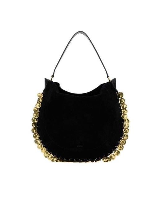 Isabel Marant Black Suede Oskan Shopping Bag Borse A Mano