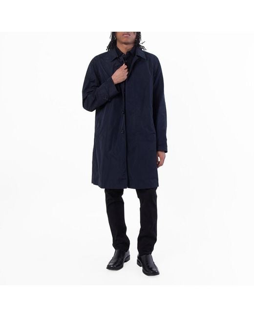 Burberry Blue Hampstead Trench Coat, Brand Size 48 Us for men