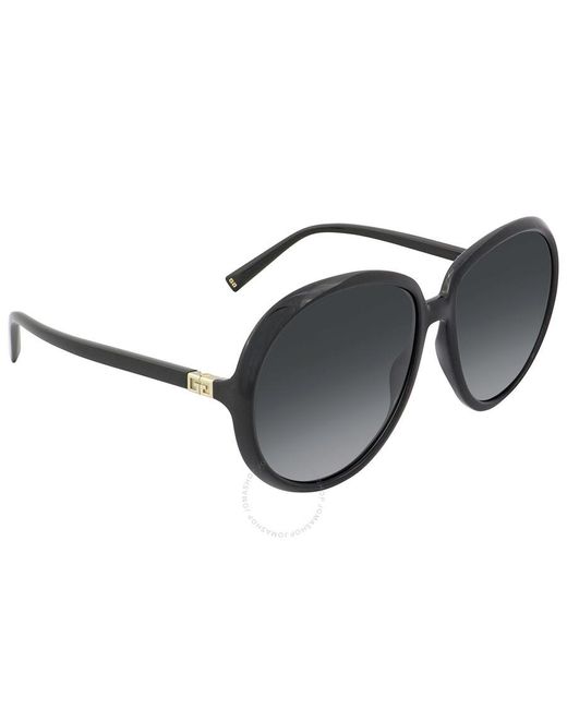 Givenchy Brown Dark Grey Gradient Round Sunglasses Gv 7180/s 0807/9o 61