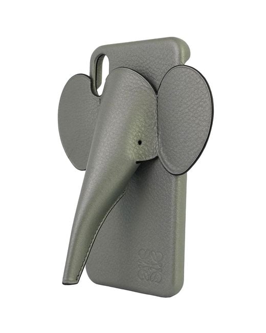 Loewe Gray Textured-leather Iphone Xs Max Case