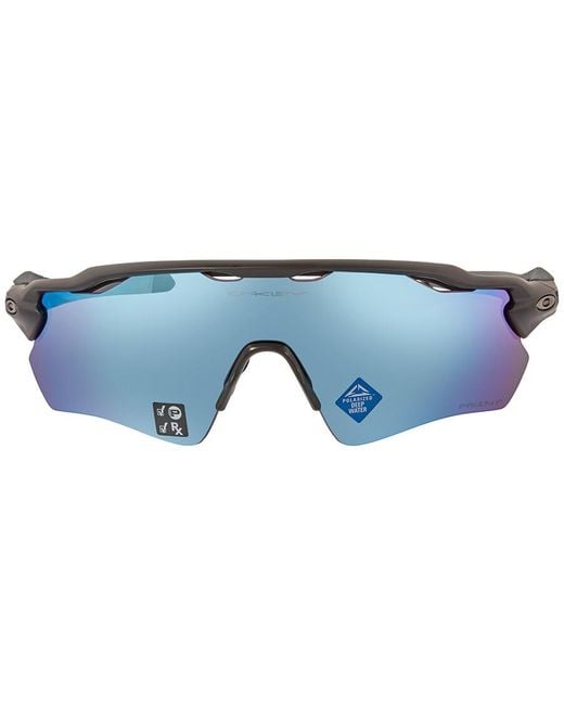 Oakley Blue Radar Ev Path Prizm Deep Water Polarized Sport Sunglasses Oo9208 920855 for men