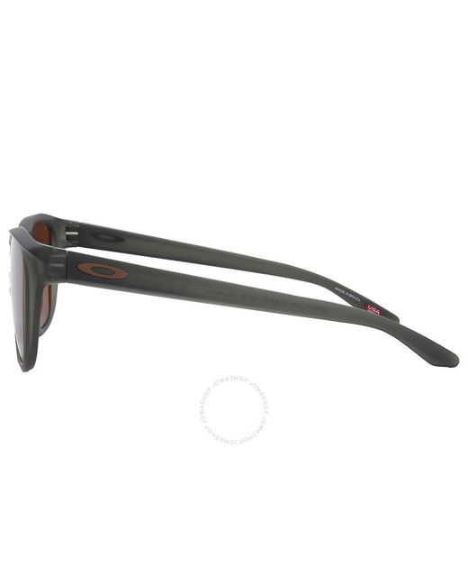 Oakley Brown Manorburn Prizm Tungsten Polarized Square Sunglasses Oo9479 947910 56 for men