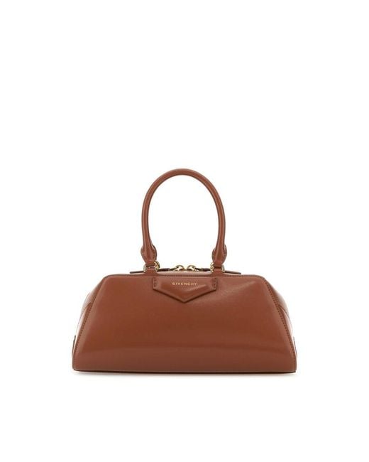 Givenchy Brown Antigona East-West Small Handbag