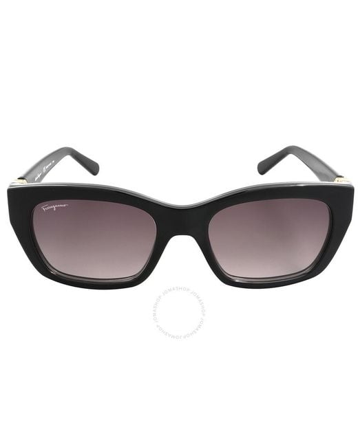 Ferragamo Brown Square Sunglasses Sf1012s 001 53
