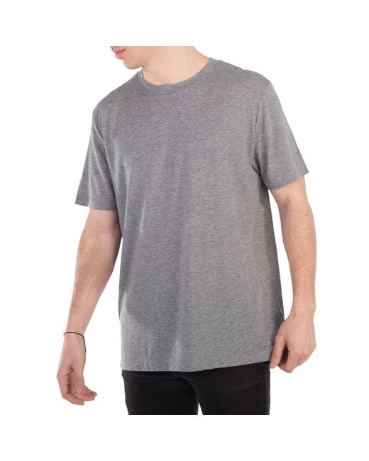 Boss Gray Slim-Fit Crew Neck T-Shirt for men