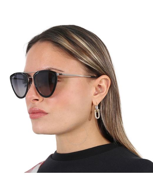 Maui Jim Black Hunakai Neutral Grey Irregular Sunglasses