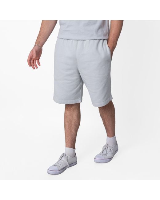 Burberry Gray Daisy Logo Embroidered Shorts for men