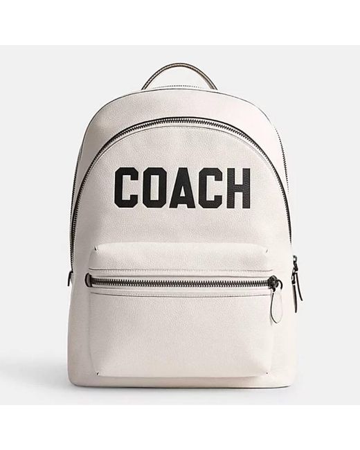 COACH Natural Charter Backpack With Pattern