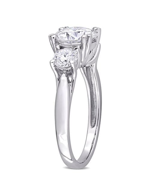 Amour Metallic 2 5/8 Ct Tgw Created Moissanite Engagement Ring
