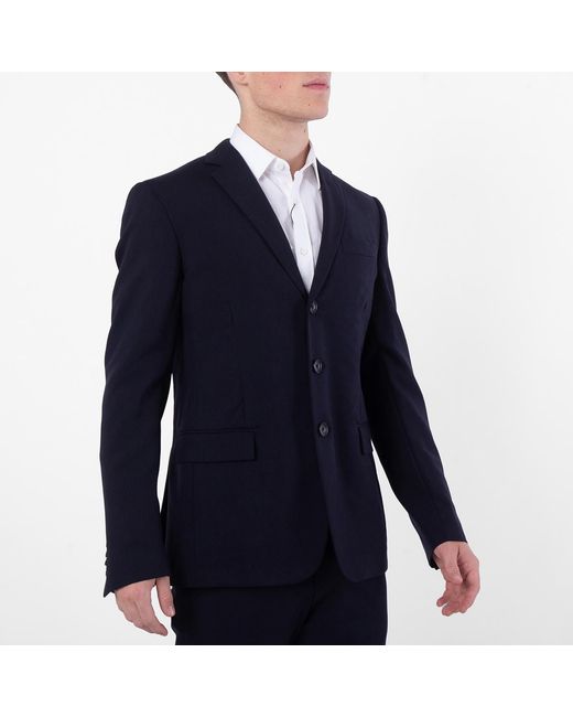 Bally Blue Adrien Brody Travel Collection Single-Breasted Blazer, Brand Size 46 Us for men