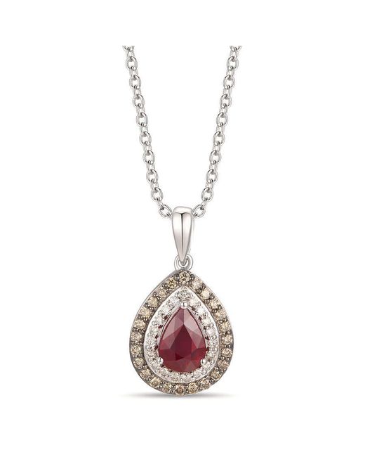 Le Vian Metallic Ladies Passion Ruby Necklaces Set for men
